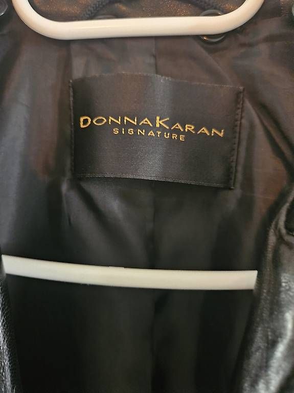 Giacche: Donna Karan Lederjacke mit Innenfutter  schwarz – Usato da Zürich venduto da Elena231 1