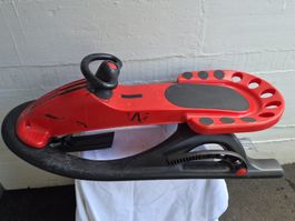 Lenkschlitten Snow K rot schwarz gebrauchter Zustand