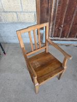 Kinder Stuhl aus Holz Schemmel Vintage antik