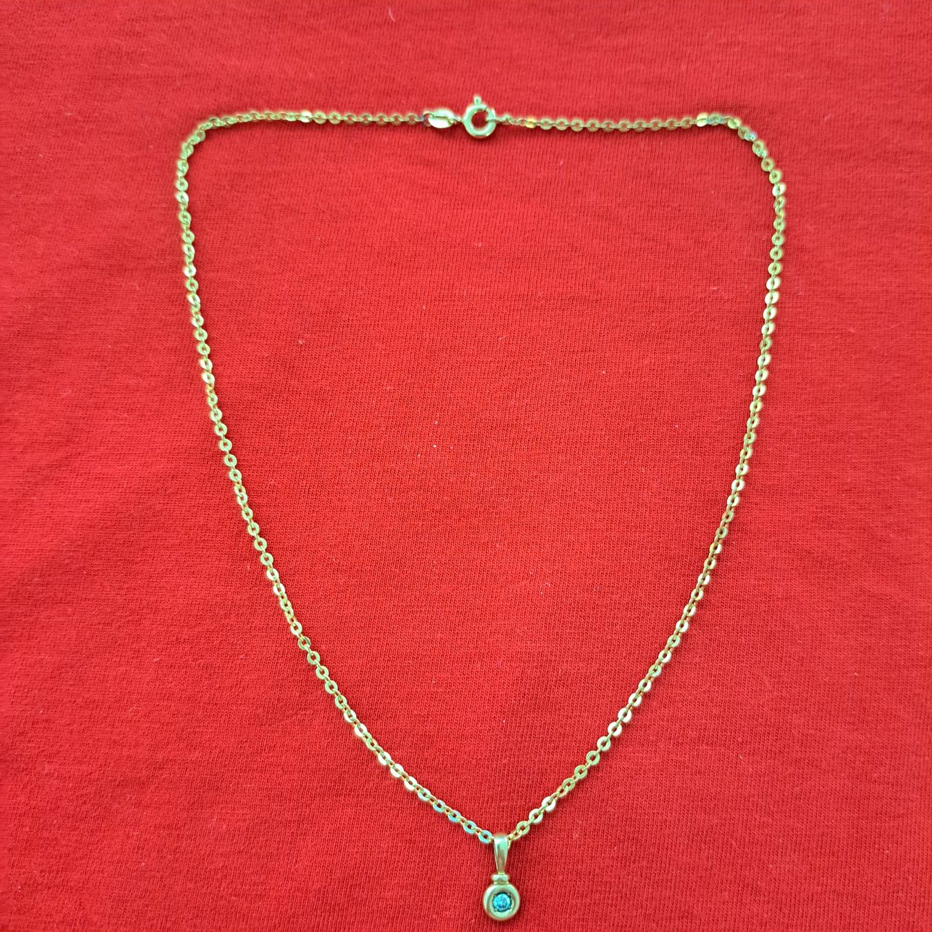 Catenine: Schöne Goldkette mit Anhänger – Usato da Pfäffikon ZH venduto da Valsangiaccomo 3