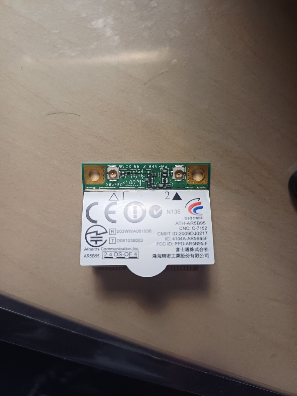Laufwerke & Adapter: Atheros AR5B95 WiFi Card used – Gebraucht aus Schlieren von bec_hqx5