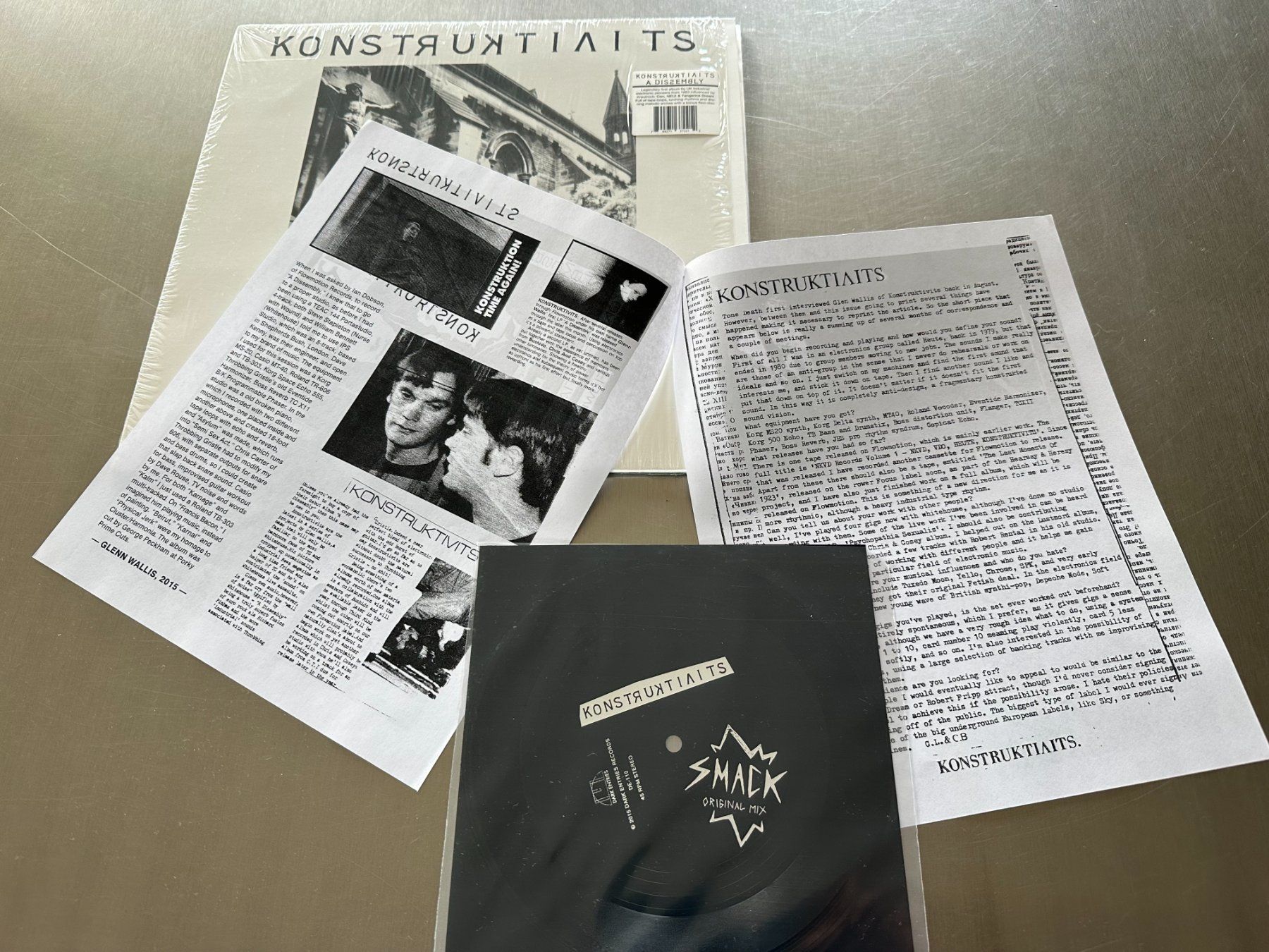 Schallplatten: KONSTRUKTIVITS LP + FLEXI - A DISSEMBLEY - INDUSTRIEL !! – Neu (gemäss Beschreibung) aus Sion von jaipur1401 6