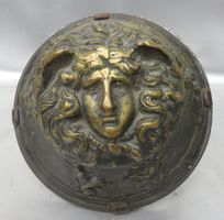 MASSIVER TÜRKNAUF BRONZE / EISEN RENAISSANCE