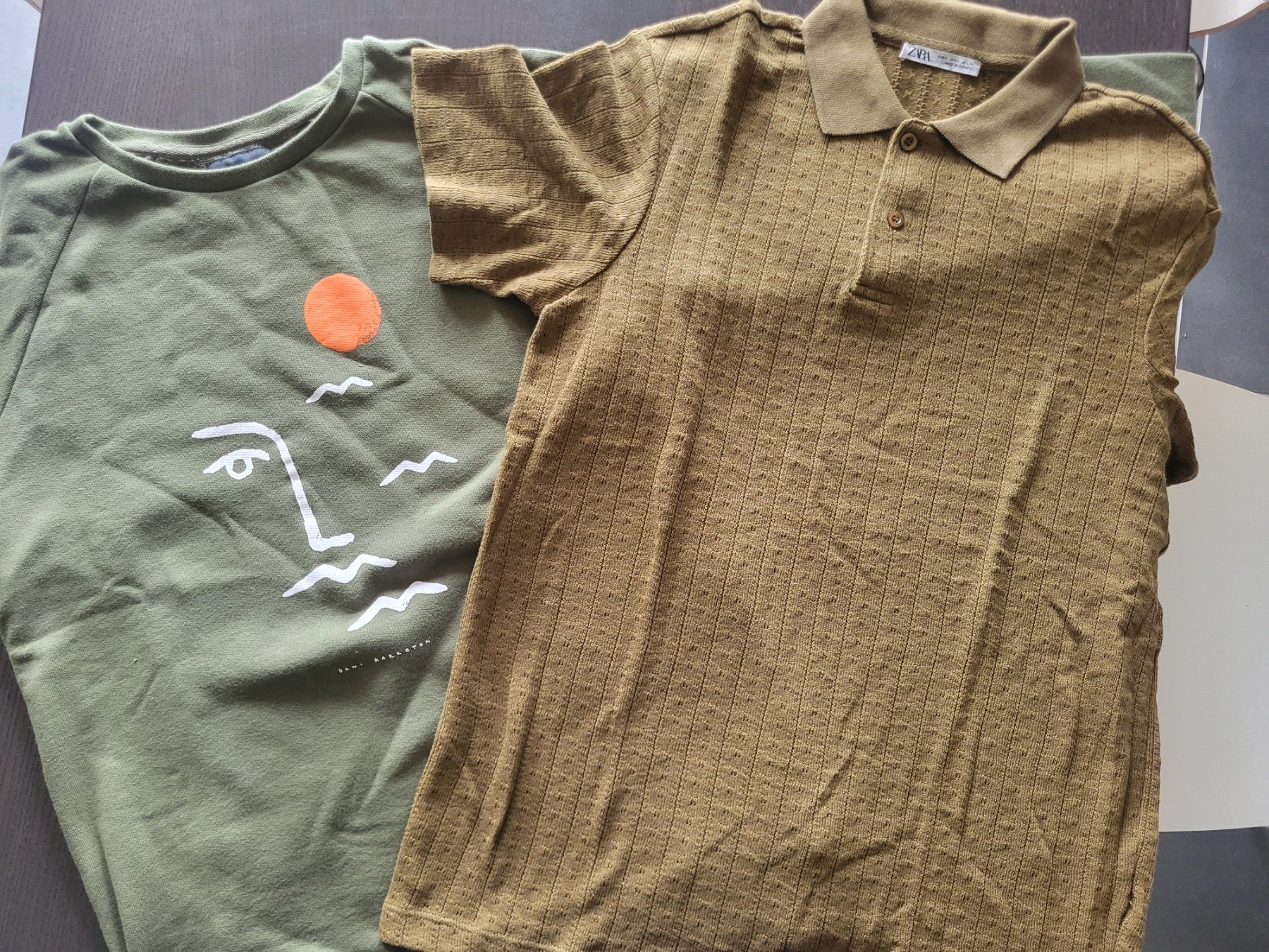 Zara T-shirt: Pull et polo kaki – Usato da Premier venduto da lio_nvy5