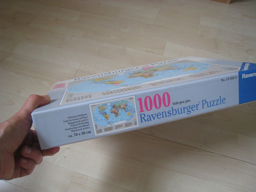 Ravensburger Puzzles: 1000 Teile PUZZLE Politische Weltkarte The Worl ravensburger – D'occasion à Dättlikon par Mamakuga 2