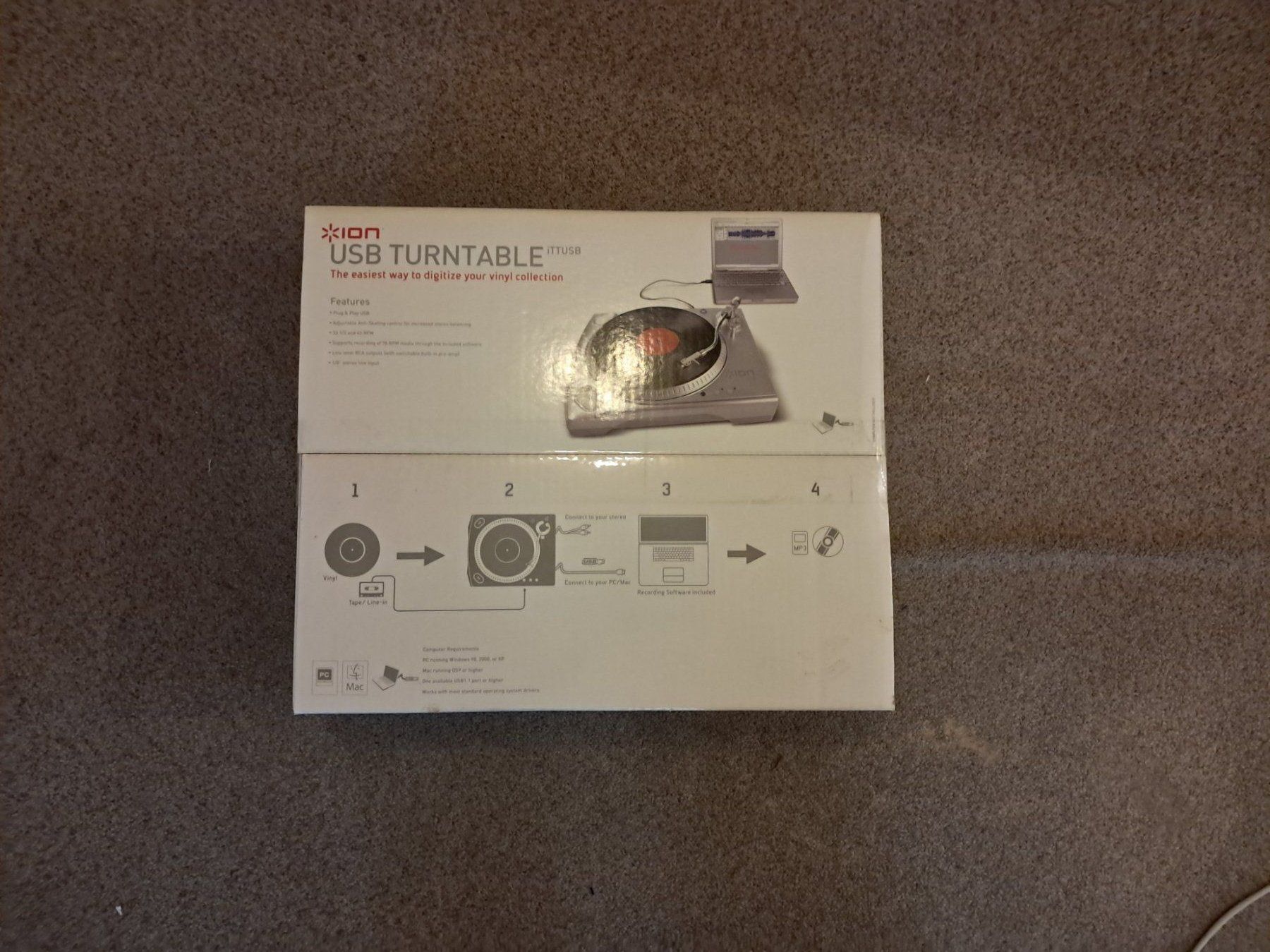 Giradischi: ION USB Turntable ITTUSB – Difettoso da Wallisellen venduto da Cyberfuexli