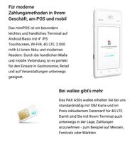 Zahlterminal PAX A50 S miniPOS (mit SIM & 4G LTE)