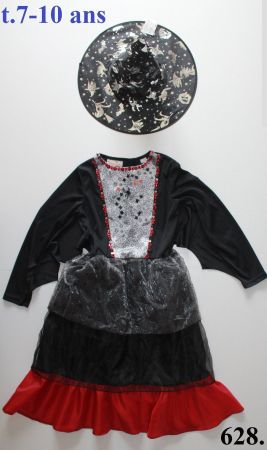 Costume sorcière / Hexe t. 7 - 10 ans