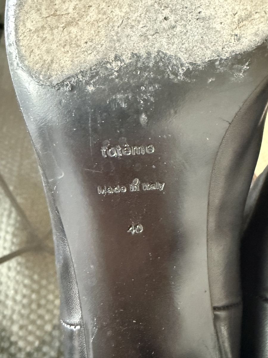 Totême Damenschuhe: Totême Black City Boots Size 40 – Gebraucht aus Kilchberg von anloufra 5