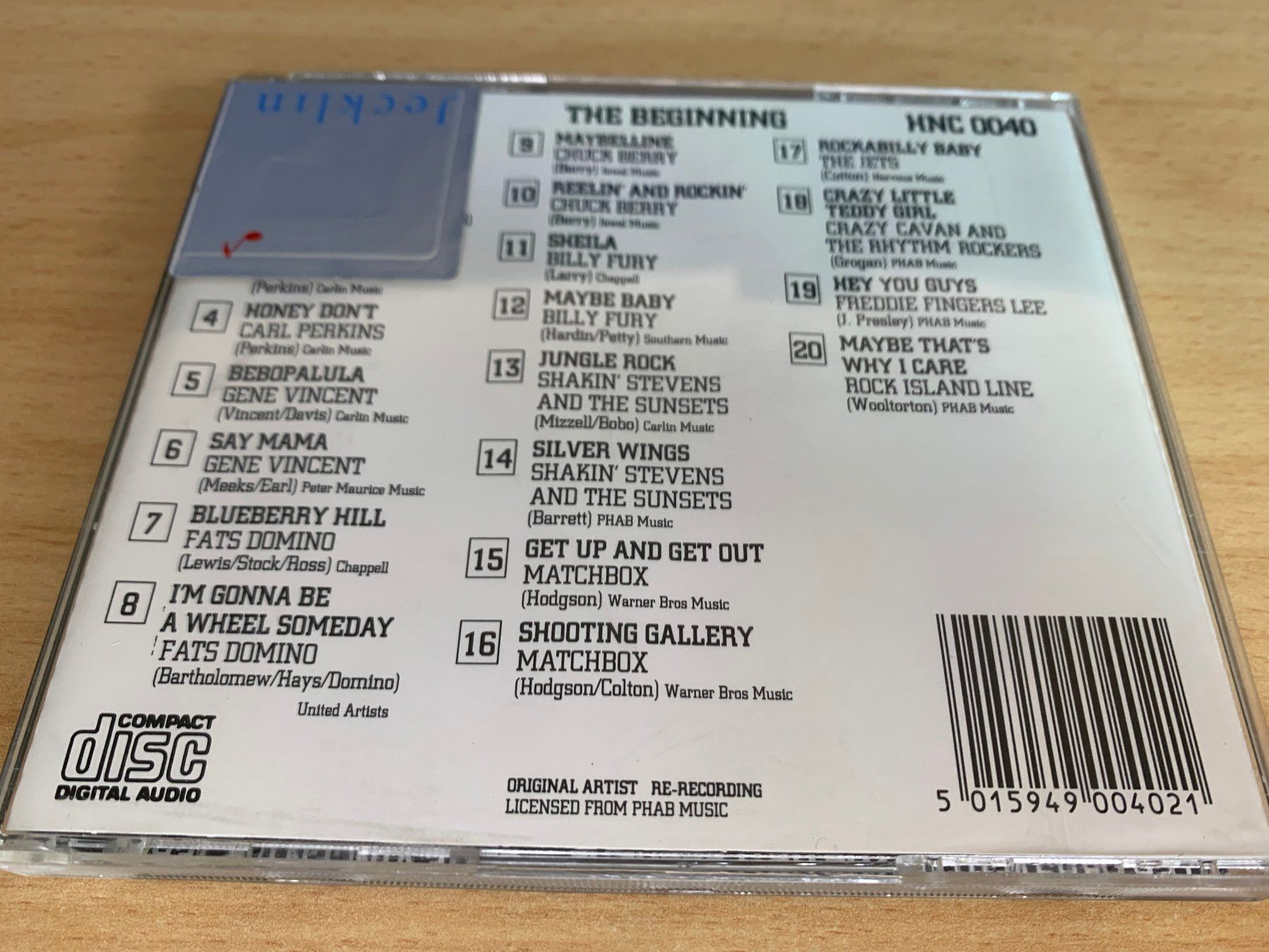 CD: Rock'n Roll - The Beginning – Usato da Rikon im Tösstal venduto da Alpenmutz 1