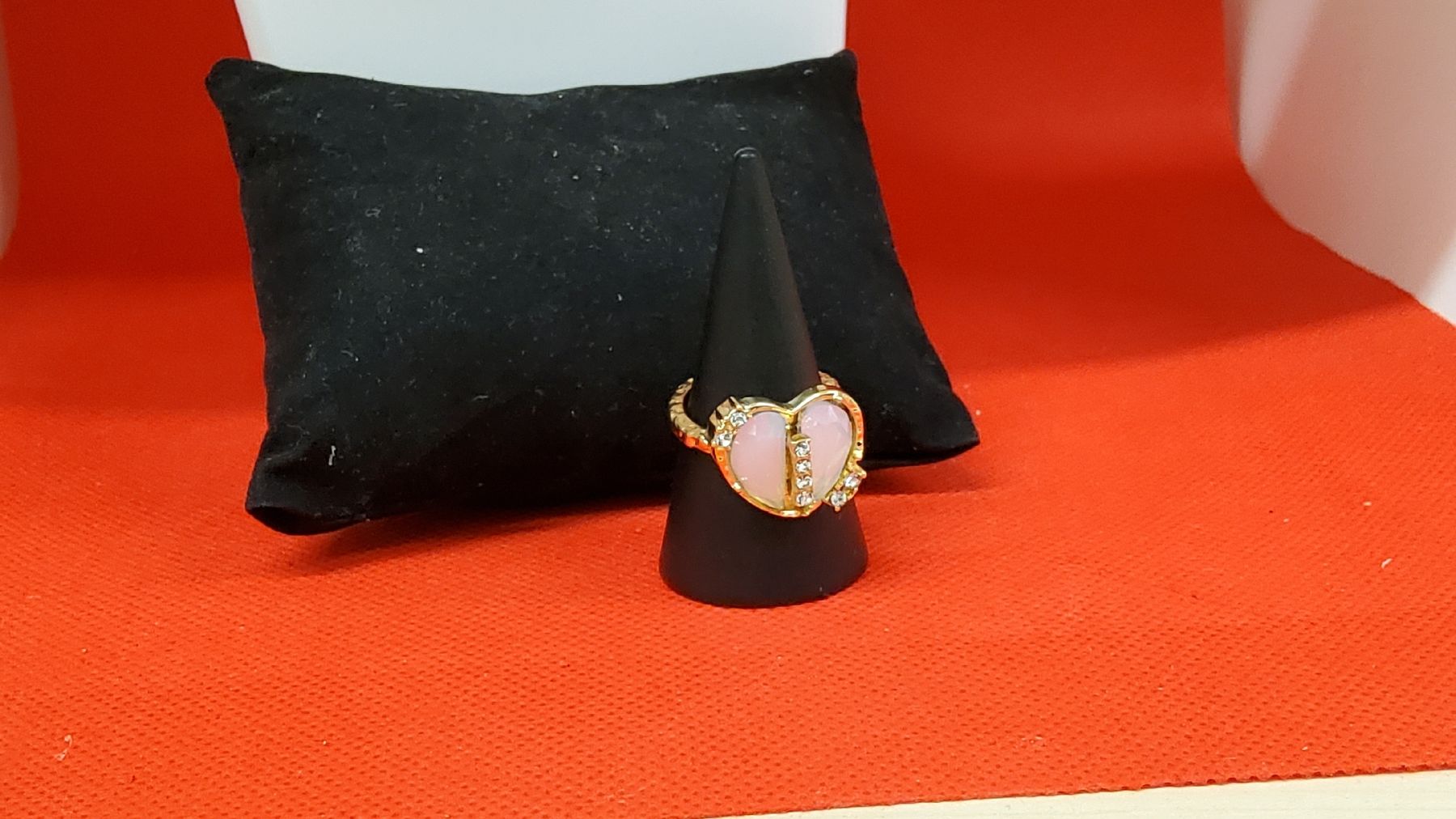 Ringe: ring Herz mit Stein, Grösse 53, Vintage – Neu (gemäss Beschreibung) aus Herisau von Nluanalucas