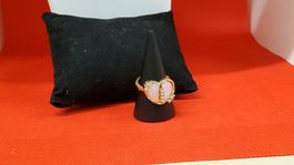 ring Herz mit Stein, Grösse 53, Vintage