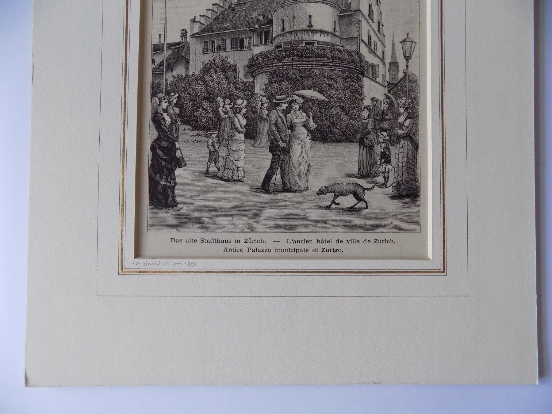 Gravures: altes Stadthaus Zürich – D'occasion à Risch par Rischli15 1