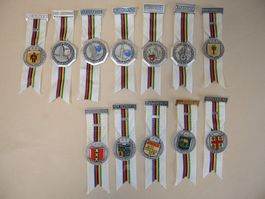 Lot Schützenfest Auszeichnung Medaille Kranz Fernschiessen 6