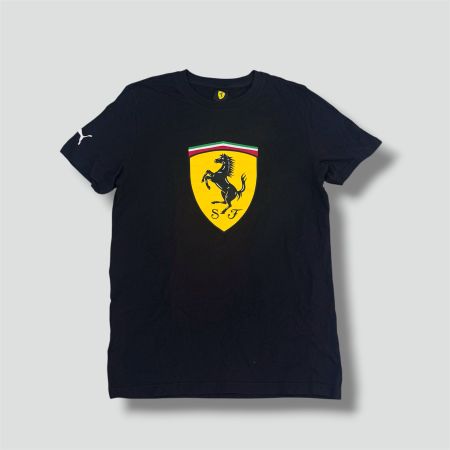 Ferrari Puma black graphic t-shirt retro vintage