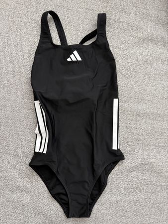 Adidas Badeanzug Gr. 38, neu, Schwarz mit weissen Streifen😎