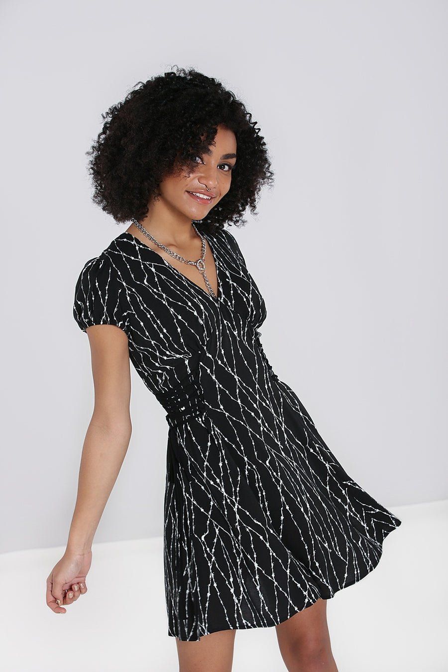 Vestiti: Hell Bunny Barbed Wire Dress Gothic – Nuovo (secondo la descrizione) da Eglisau venduto da Durango-Eduardo