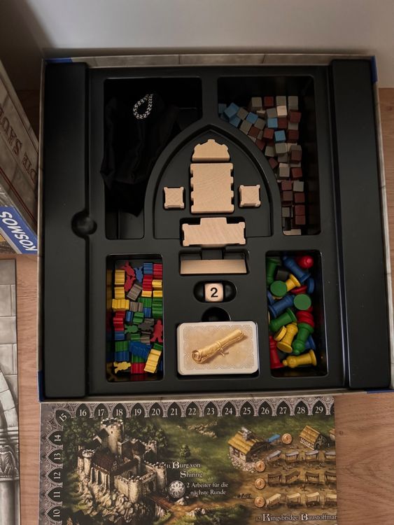 Die Säulen der Erde, HOLZ Spiel, KOMPLETT, Kosmos Verlag Kaufen auf Ricardo