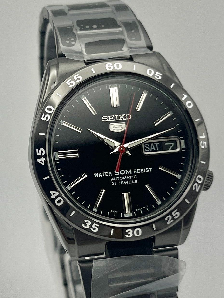 Seiko Uhren: SEIKO 5 AUTOMATIC Black Dial Men's Watch Ref. szen008 - 7S26 – Neu und originalverpackt aus ORIGLIO von Mao2