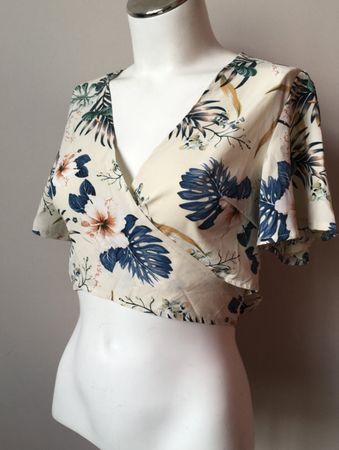Top fleuri - S🌴☀️