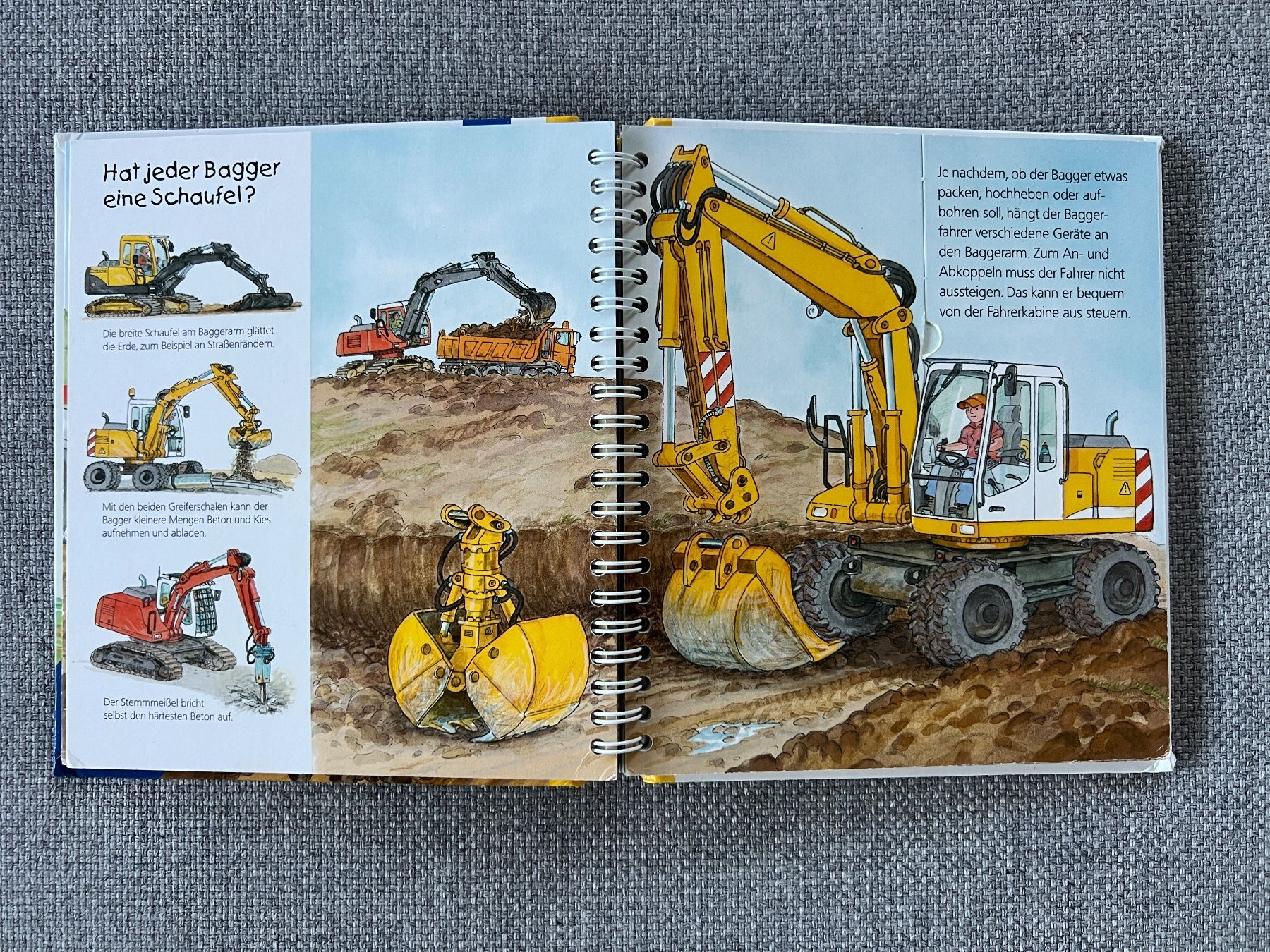 Bücher: Der Bagger * Wieso Weshalb Warum Junior – Gebraucht aus Ennetbaden von mapa05 5