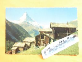 1963 Zermatt, Bei Findelen mit Matterhorn