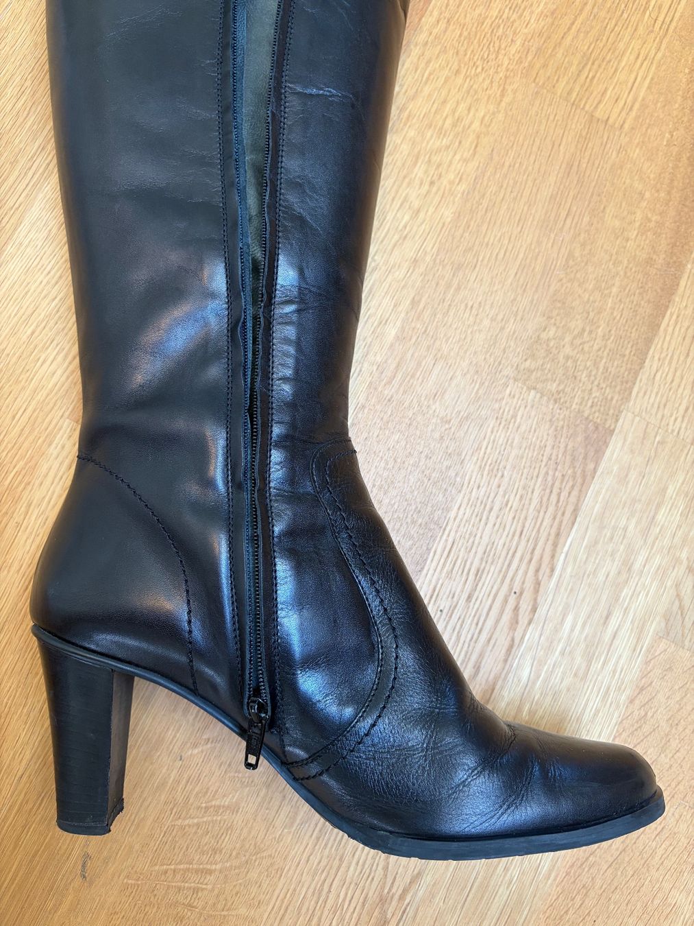 Navyboot Damenschuhe: NAVYBOOT Damen Stiefel Schwarz Leder Grösse 41 – Gebraucht aus Islisberg von Iapetus 9