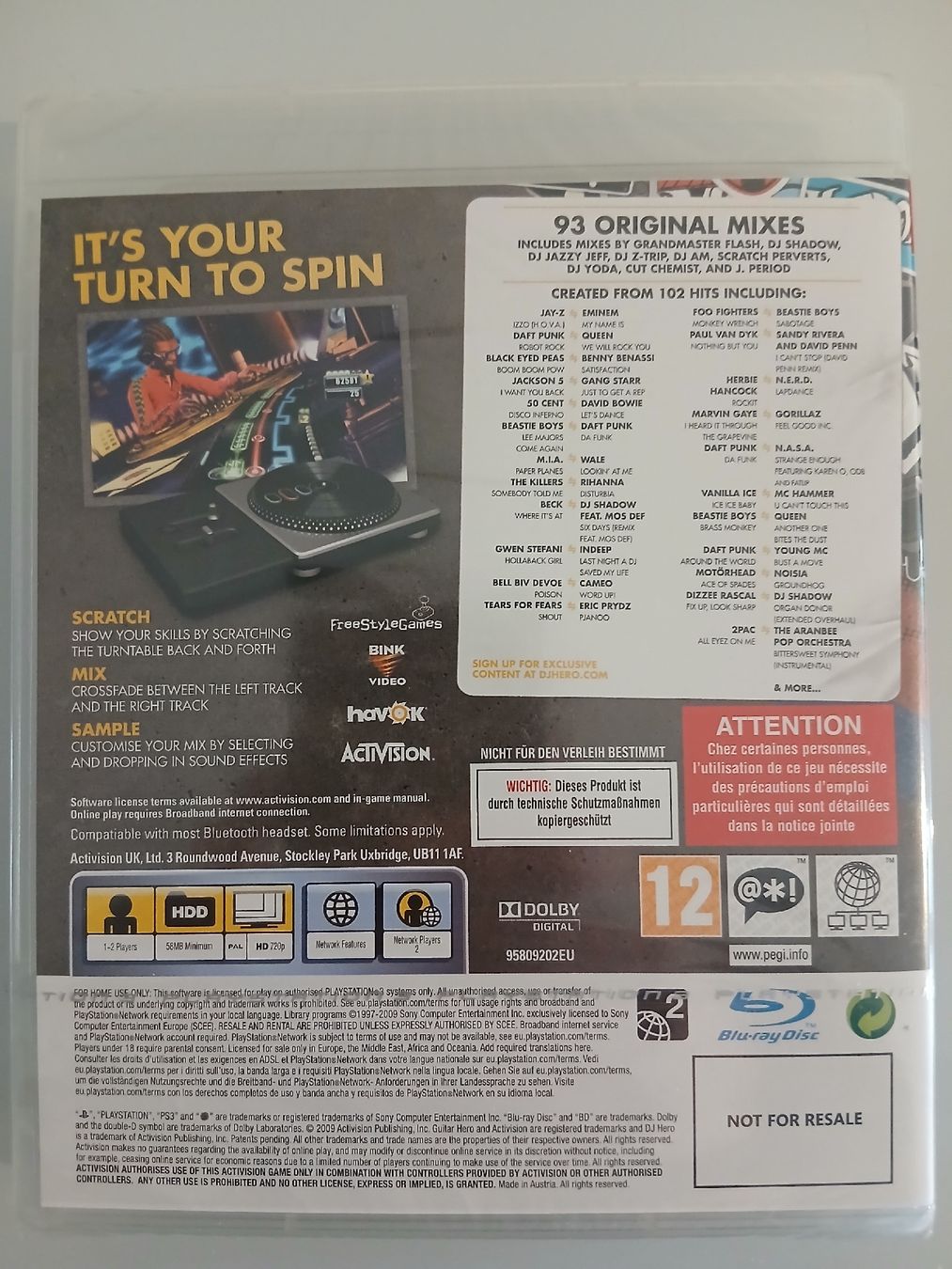 Sony Jeux: PS3 - Dj Hero (Neuware) – Neuf avec emballage d'origine à Aesch BL par JohnnysCyberShop 1