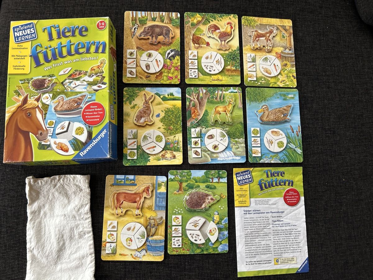 Ravensburger Giochi: Ravensburger "Tiere füttern" – Usato da Dottikon venduto da cimar