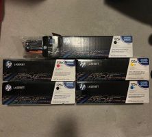 HP 125A Toner Set, Originalverpackt, Farb Laserjet,