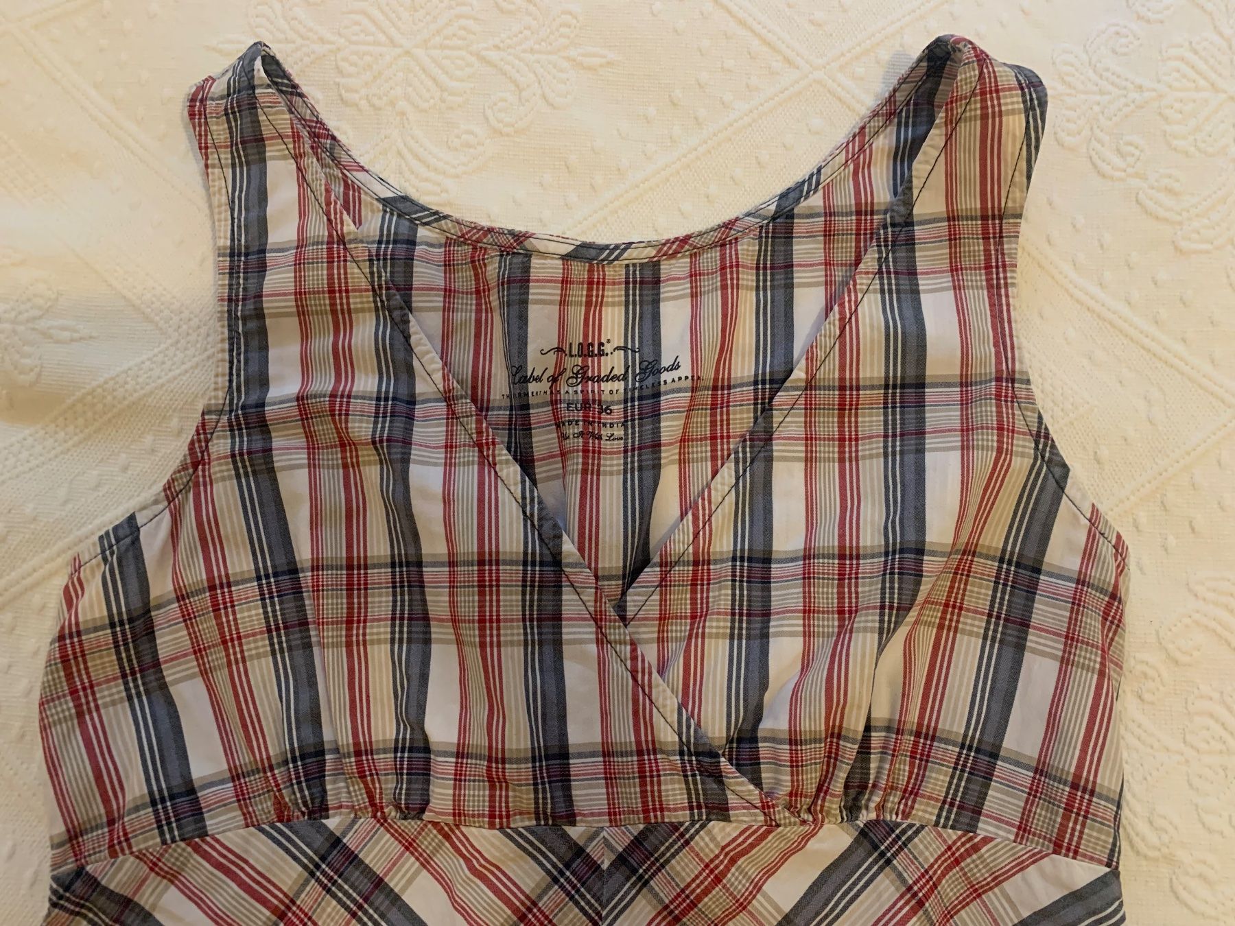 Vestiti: Sommerkleid mit V-Décolleté – Usato da Zürich venduto da p_q7q_nichtraucher 2