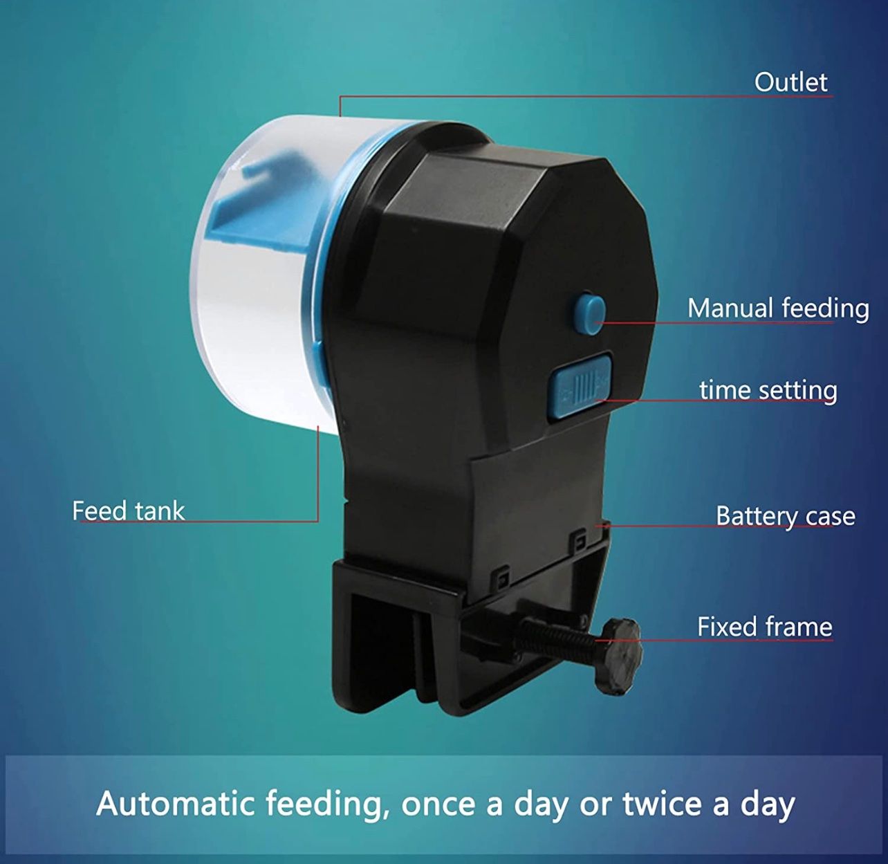 Mangimi: + Holzsammlung Intelligent Auto Aquarium Fischfutterautomat – Nuovo e nell'imballaggio originale da Amriswil venduto da JaJa-Express 3