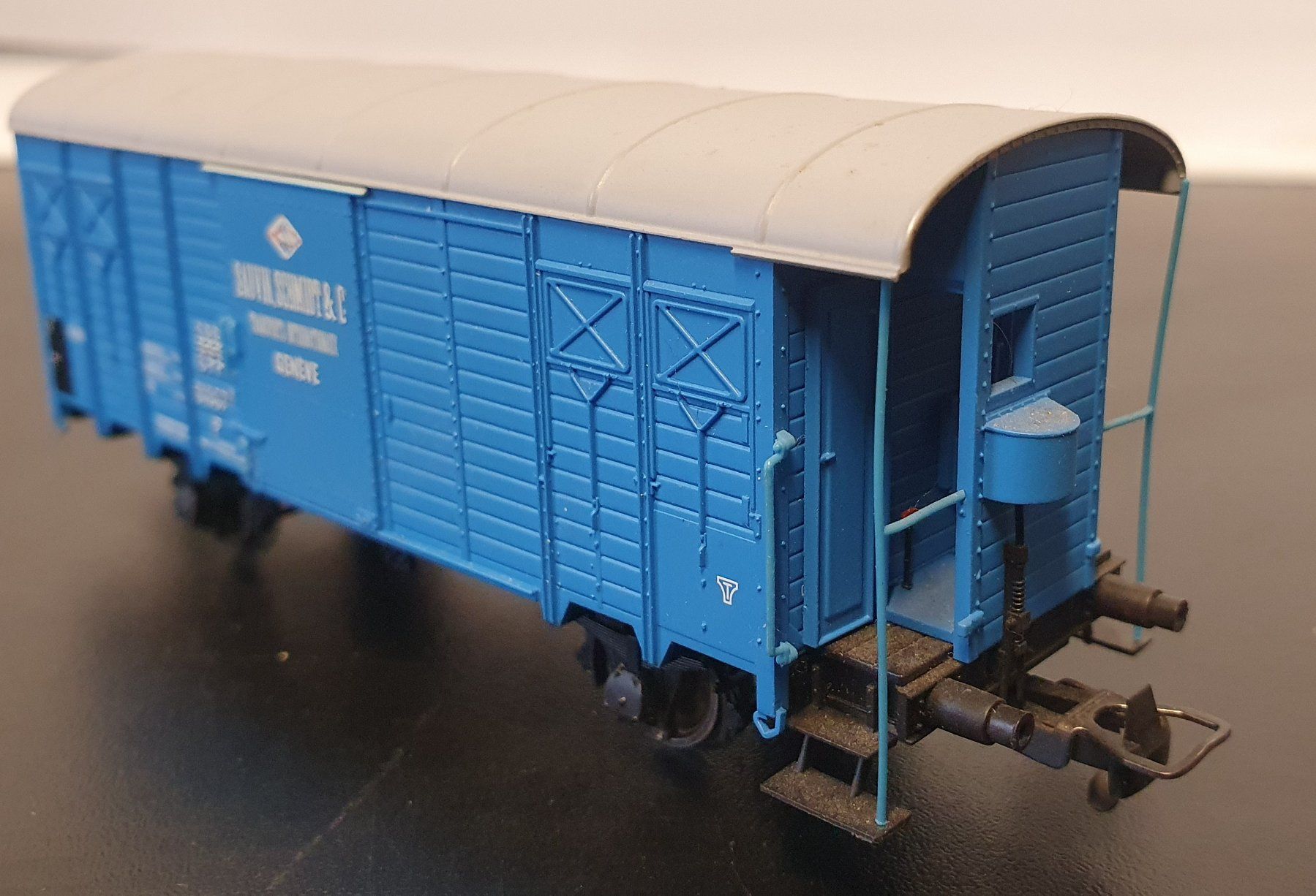 Roco Modellini di ferrovie: ROCO:DC: SBB GÜTERWAGEN K3 "SAUVIN" BLAU – Usato da Biglen venduto da taunus82 4
