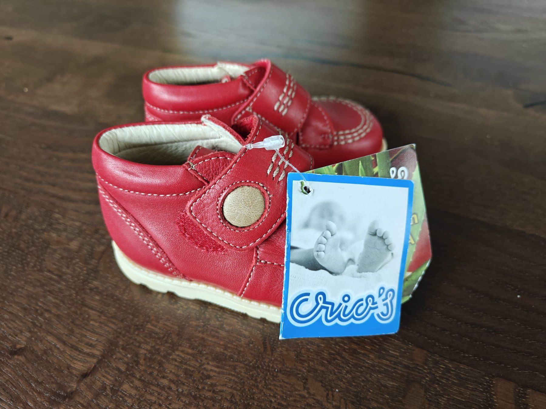 Scarpe per ragazzi: Rote Babyschuhe aus Leder – Nuovo (secondo la descrizione) da Zürich venduto da novasloureiro 3