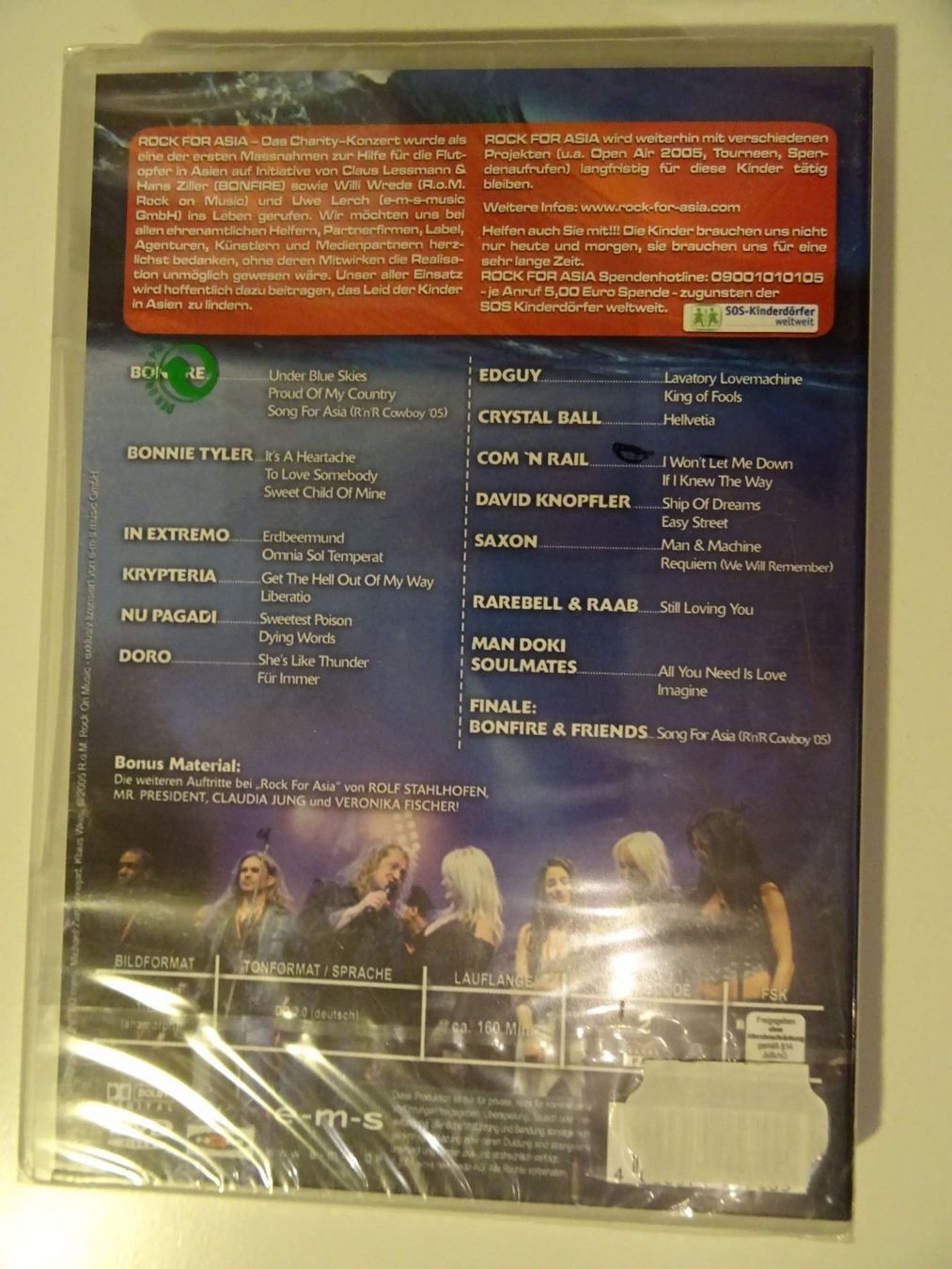 Tutti i DVDs: Rock For Asia – Nuovo e nell'imballaggio originale da Erstfeld venduto da Mario_boe0 1