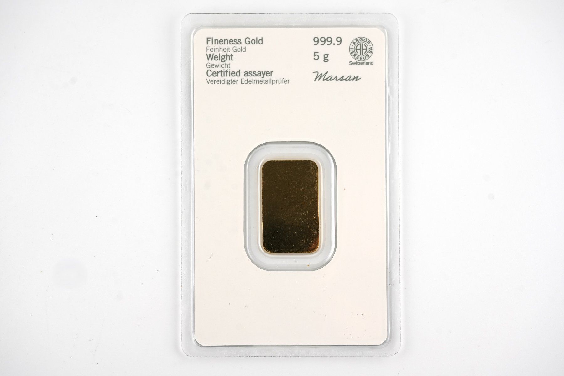 Métaux précieux: 5g Goldbarren – Neuf (Voir description) à Basel par Edelmetallhaus24 2