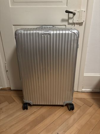 Top Rimowa Topas Multiwheel 82 Pre-LVMH Aluminium Koffer XL