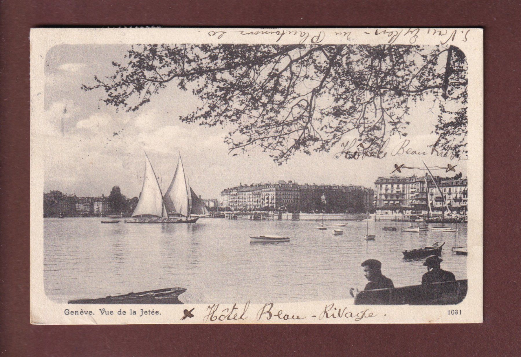 Cartes postales: GENEVE vue de la Jetée - 1911 – D'occasion à Pully par nicecards