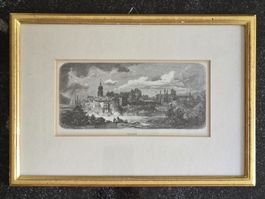 Stich, Radierubg, Druck, Bild von Olten