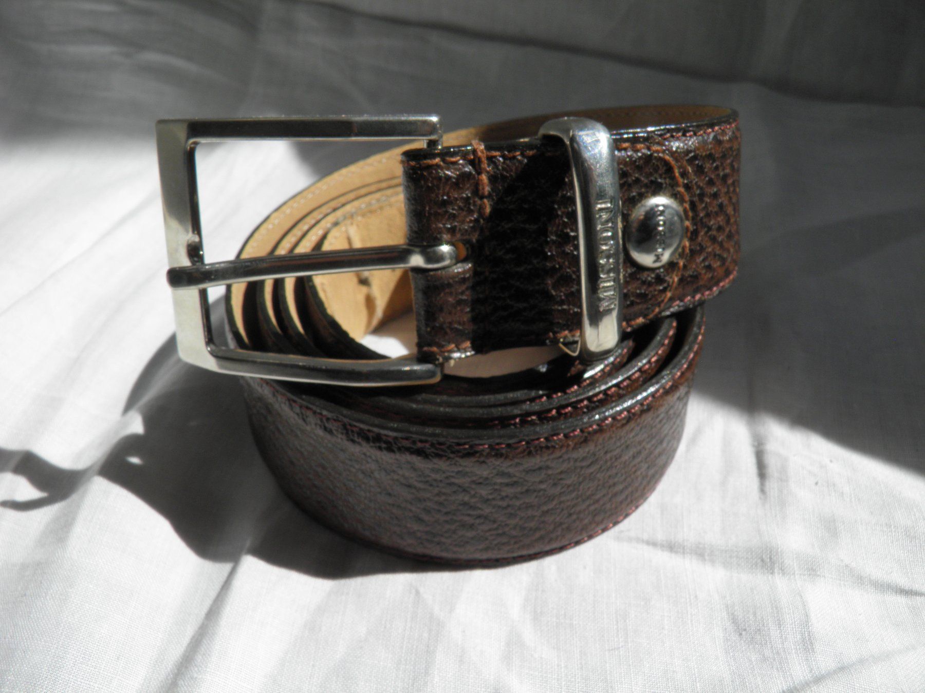 Missoni Cinture: Herren Gürtel MISSONI, 110 cm – Difettoso da Rüti ZH venduto da corvus-corvus