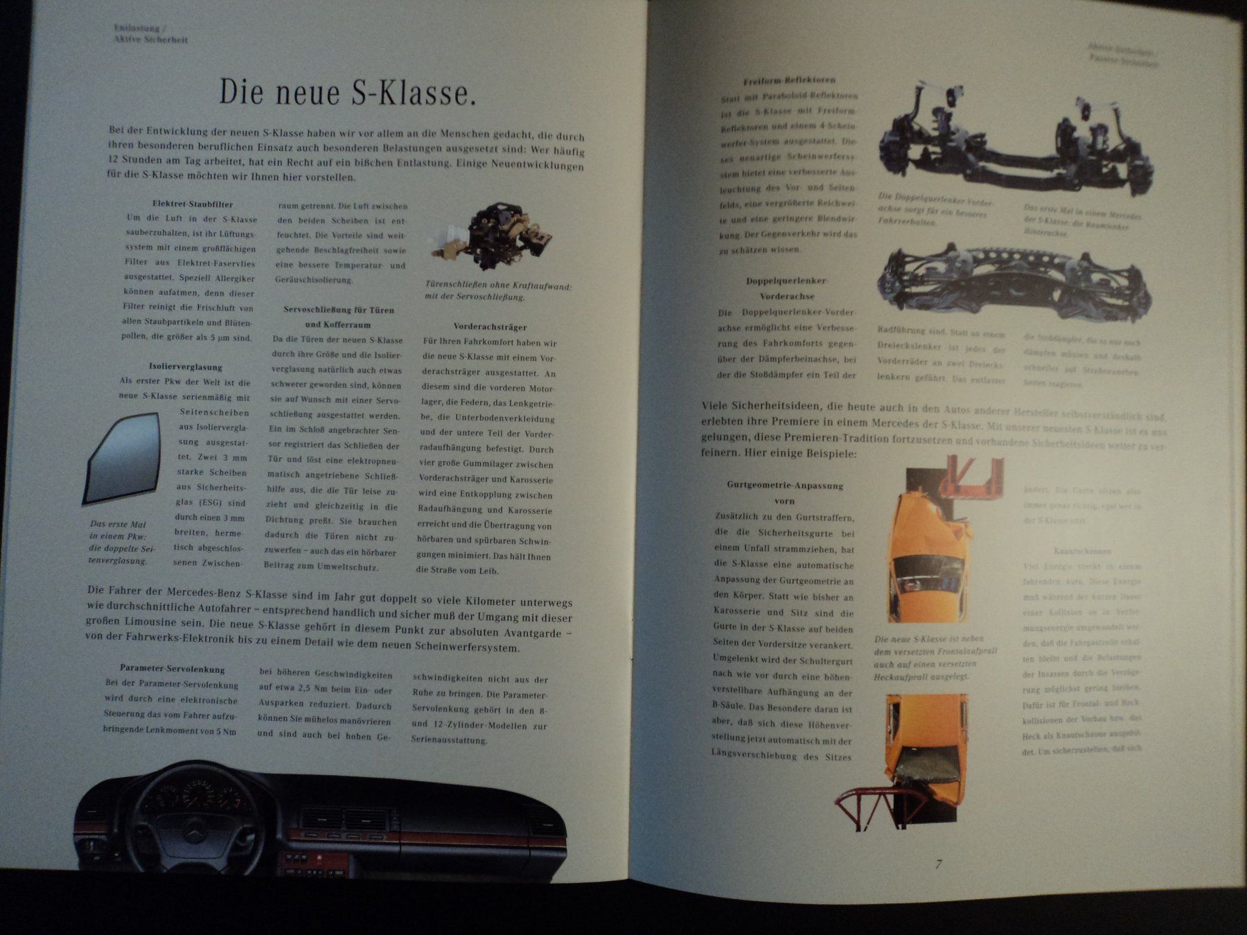 Mercedes-Benz Documenti: Prospekt Mercedes-Benz  S-Klasse – Usato da Schwarzenburg venduto da modelCARama 4