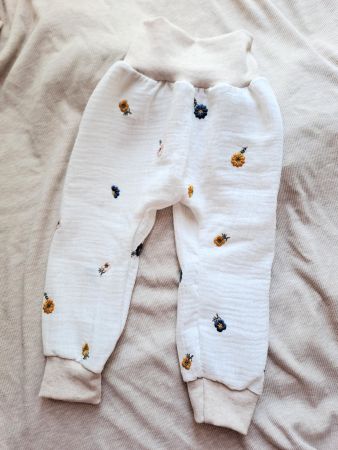 Sommerliche Musselin Pumphose (handmade)Gr.98