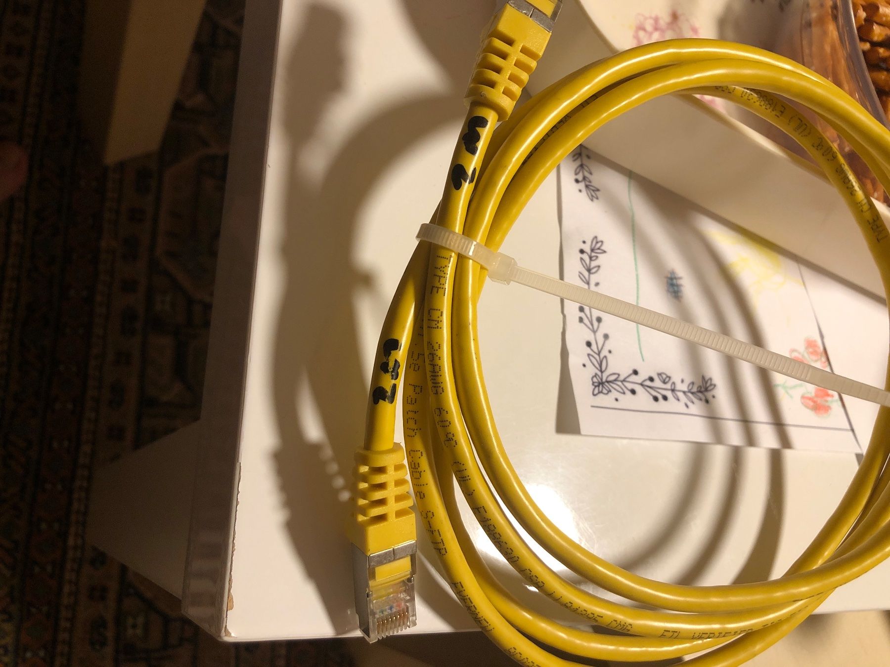 Cavi: Patchkabel ukv Netzwerkkabel 2m Cat.5 Cat5 ethernetkabel – Usato da Zürich venduto da Alibaba1234 1