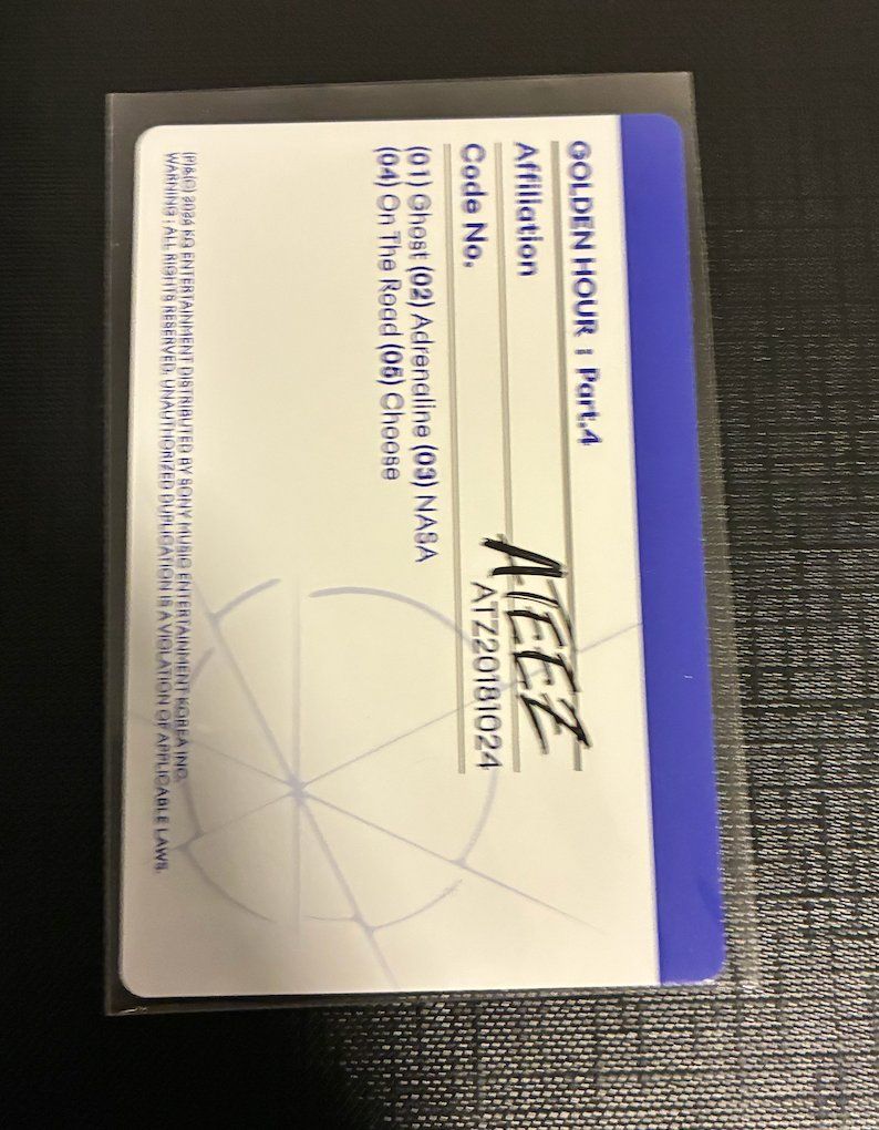 Sammelbilder & Trading cards: ATEEZ - Jongho – Gebraucht aus Uster von ali_mp6n 1