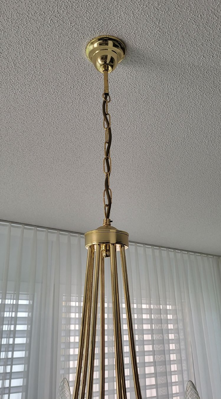 Lampade: Messingleuchter achtarmig – Usato da Grenchen venduto da MrBlack 2