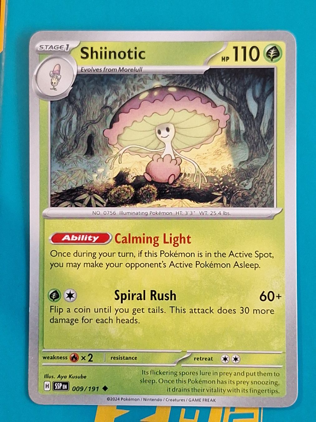 Pokémon Carte collezionabili: Shiinotic - Pokemon Surging Sparks – Usato da Altstätten SG venduto da GGsGameshop