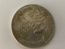 SELTENE CASINO JETON 5 PESETAS (ANFANG 1900) SPANIEN