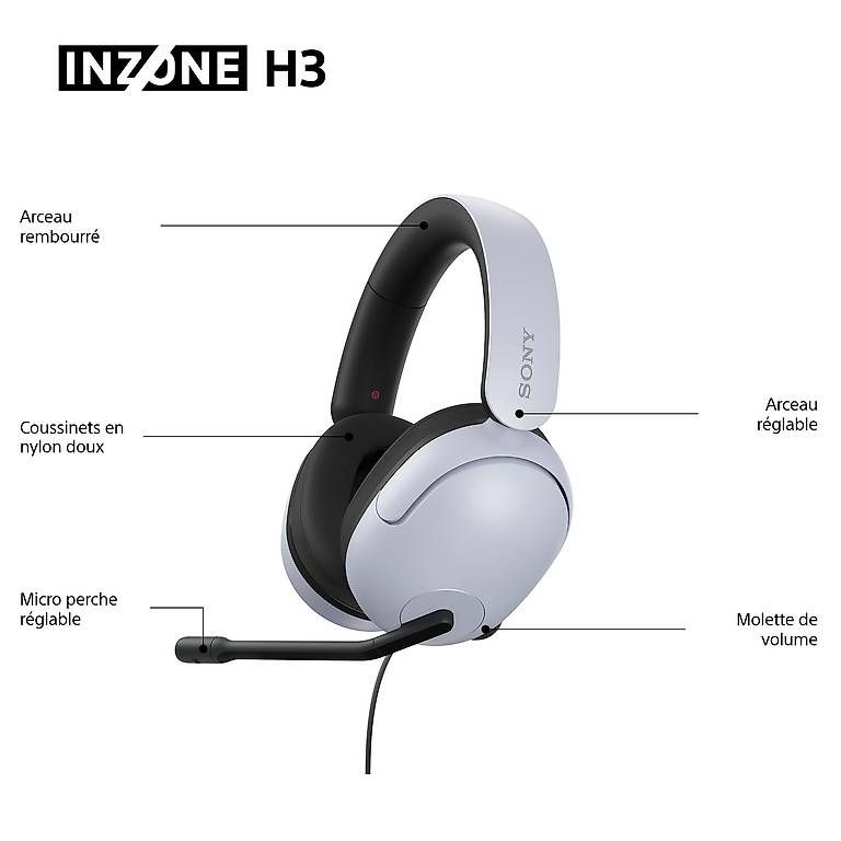 Cuffie: Sony Inzone H3 - Casque gaming – Usato da Rossemaison venduto da F4B10 2