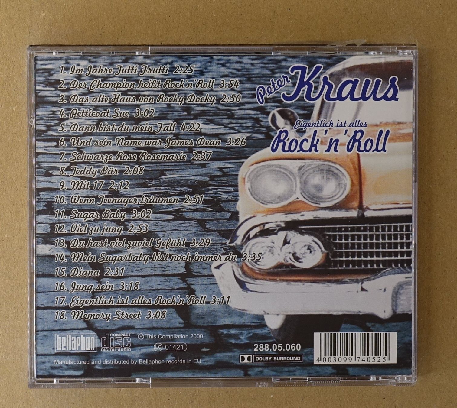 CD: Peter Kraus - Eigentlich Ist Alles Rock 'N' Roll - F25 – Usato da Sessa venduto da fraenklishop 1