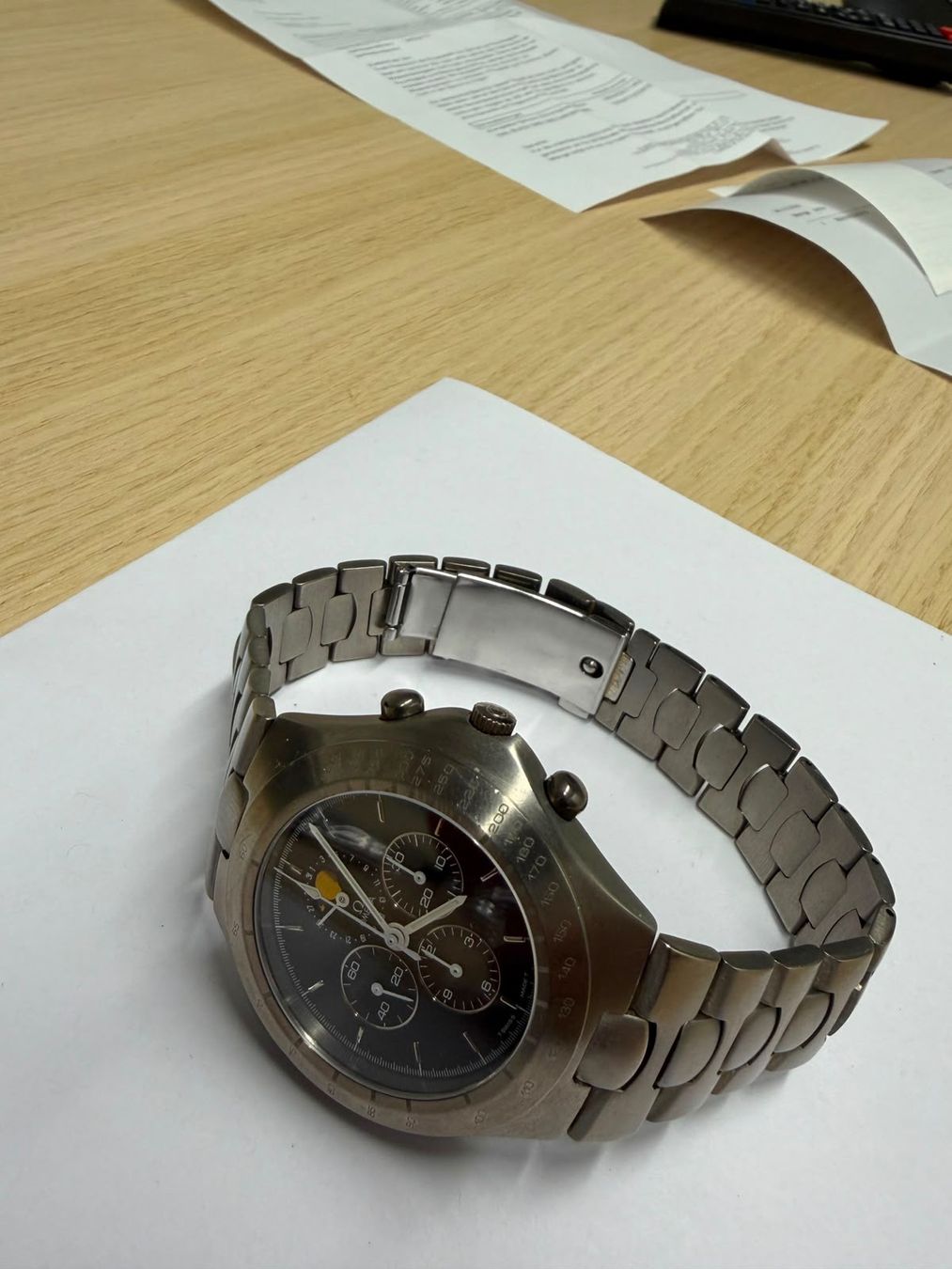 Omega Orologi: Omega Speedmaster Cal. 866 Ref. TI 345.0810 - Ab Revision – Usato da Herisau venduto da joe_5hh6 1